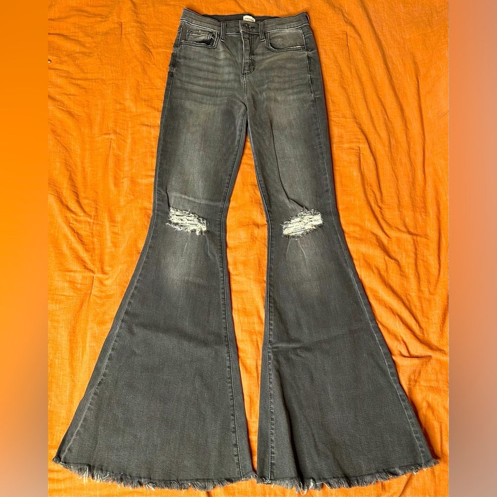 Black Flare Jeans